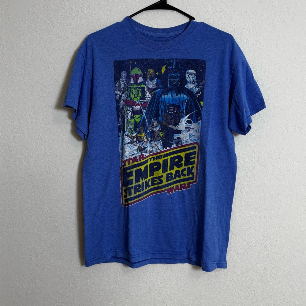 Star Wars Blue Graphic T-Shirt. Size S